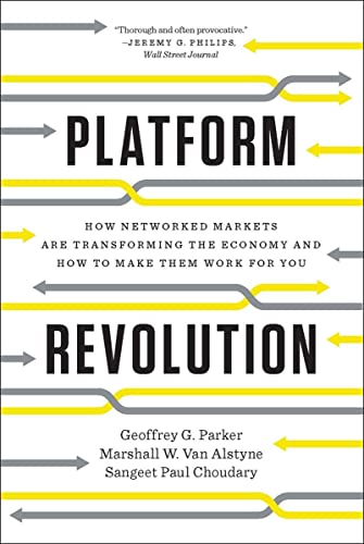 photo of the cover of the book Platform Revolution by Parker, van Alstyn, and Choudry